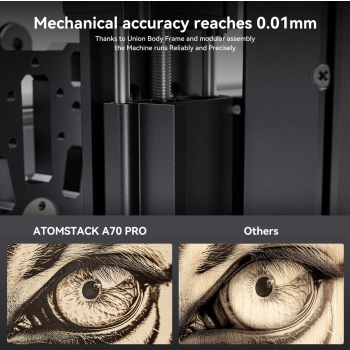 Plotter de grabado y corte láser Atomstack A70 Pro MAX 850x800mm 70W